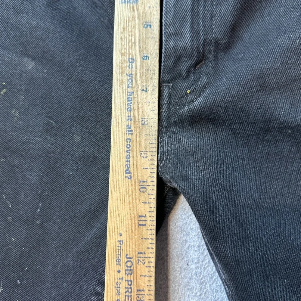 Levi's 516 Jeans Mens 30x32 (31x30) Black Straight Leg Distressed Paint Splatter